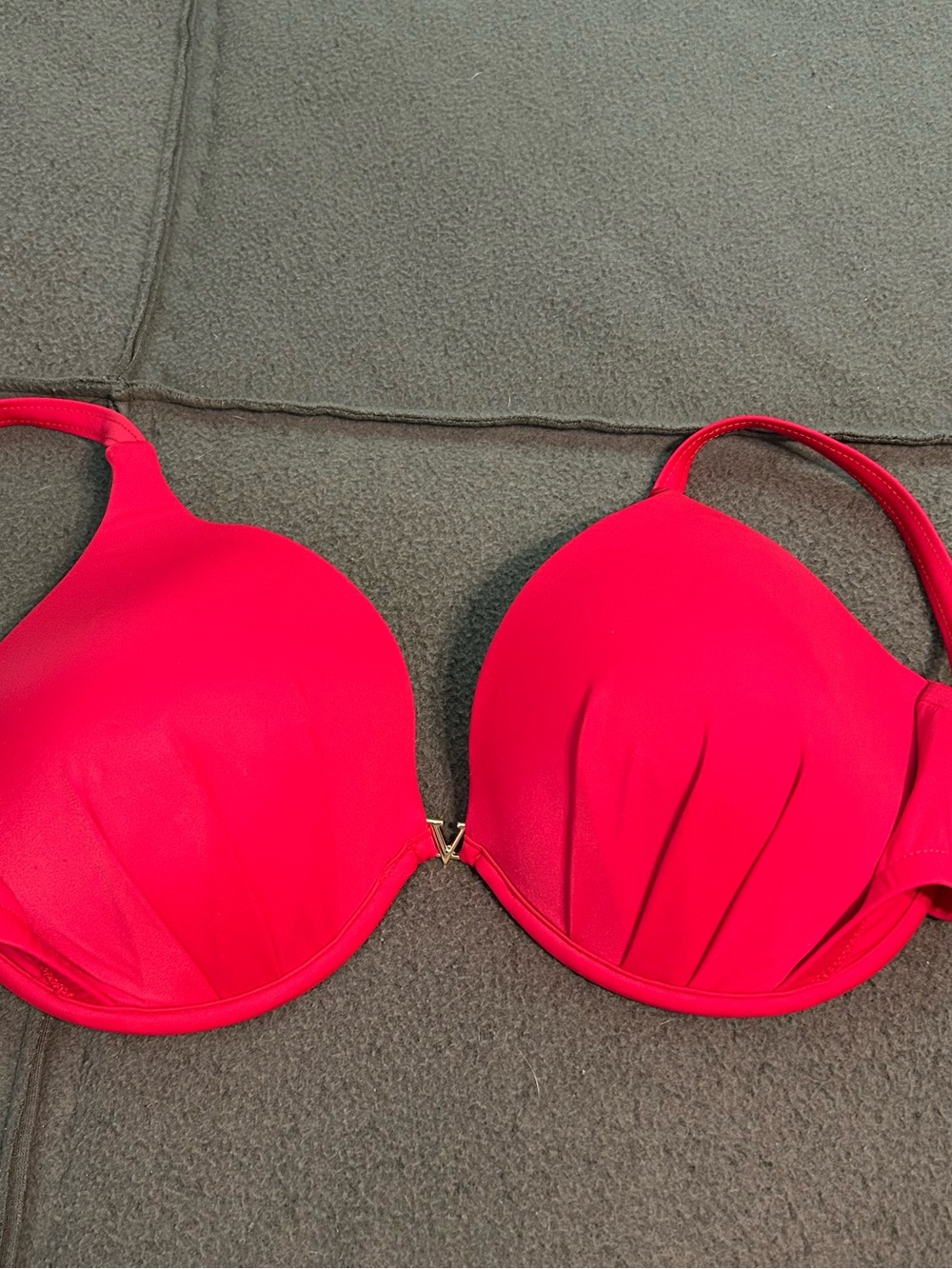 VENUS Bright Red Push-Up Underwire Bra (only)